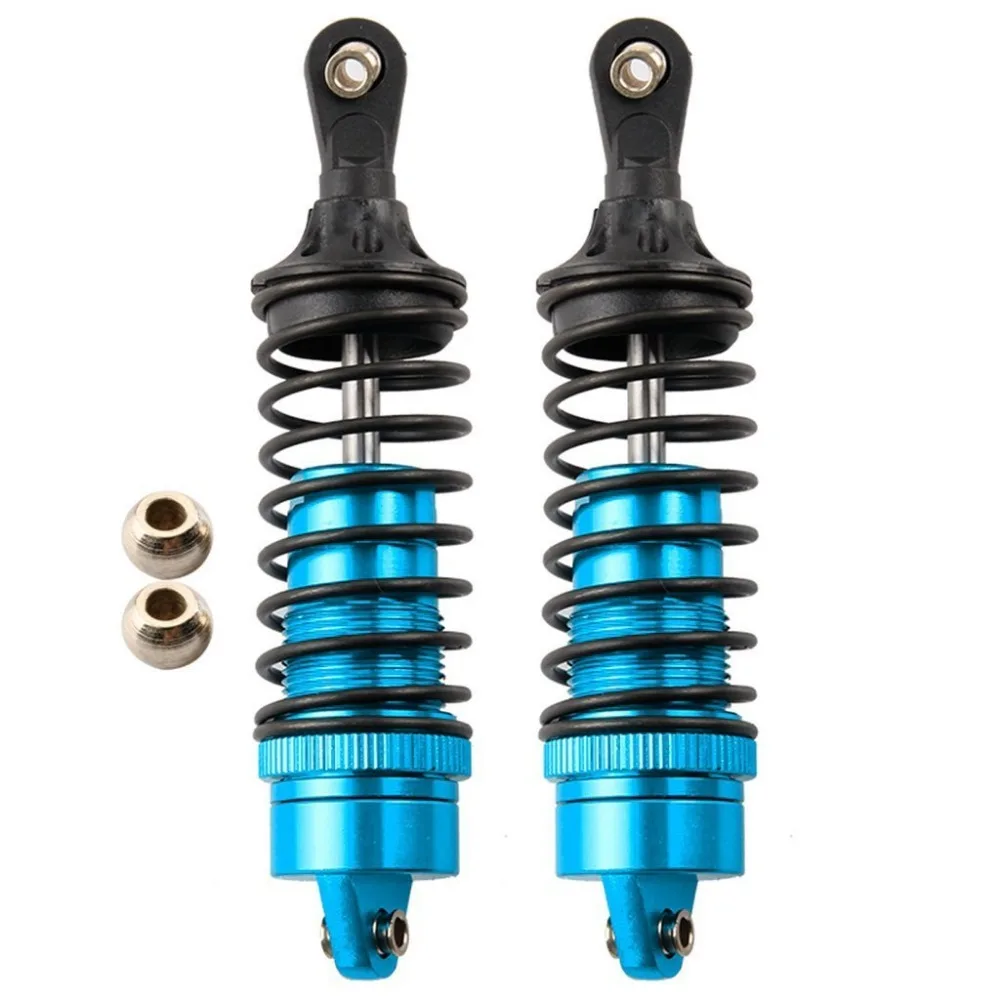 For TRAXXAS Slash 4X4 Oil filled Aluminum Rear Shocks Absorber 101m Assembled With Springs 1 10th
