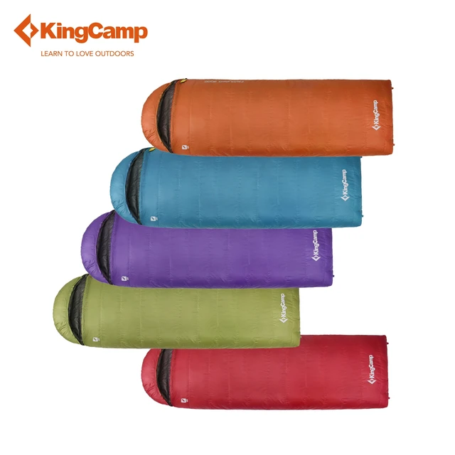 Cheap KingCamp Camping Envelope Winter Sleeping Bag with Detachable Hood for Outdoor Travel Warm Down Sleeping Bag