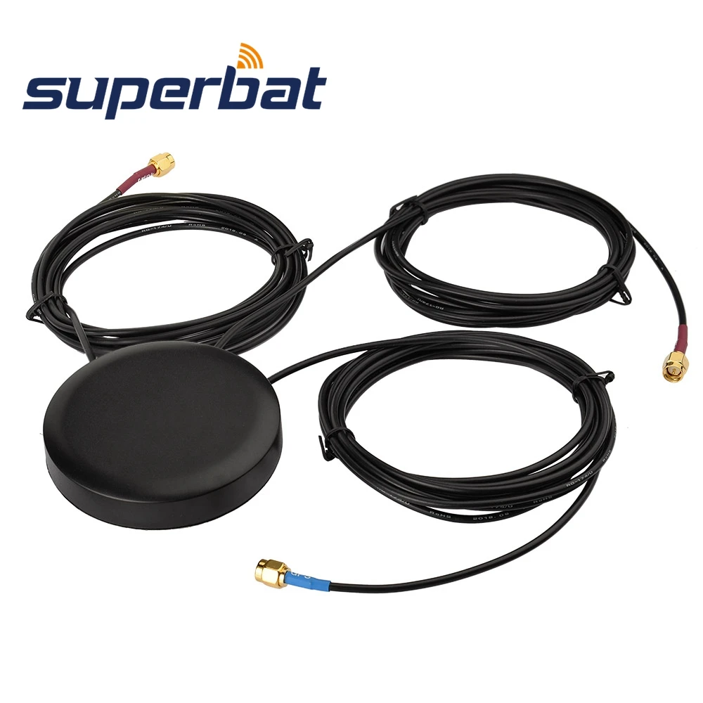 Низкопрофильная всенаправленная антенна с винтовым креплением Superbat для GPS 4G LTE MIMO