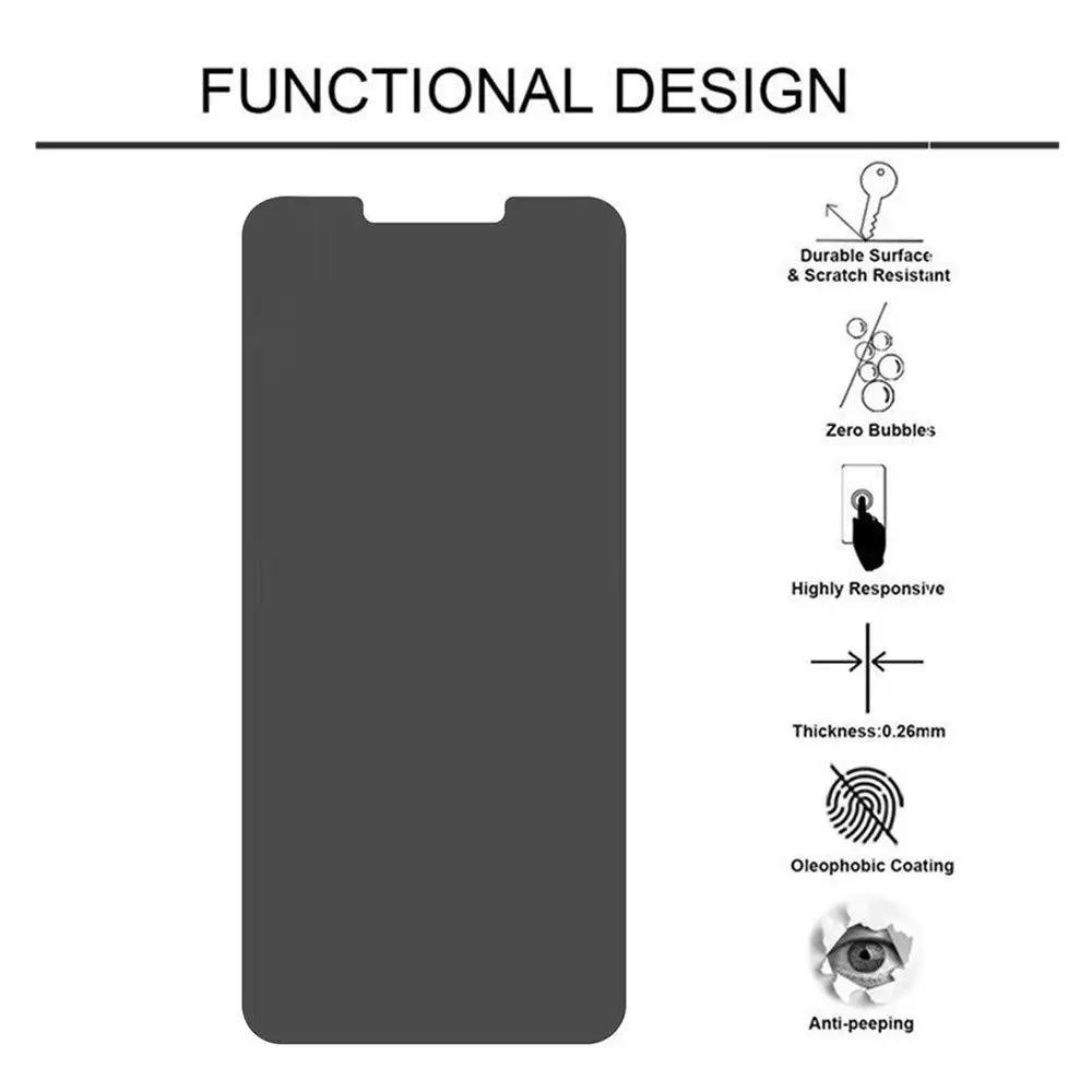 Фильтр конфиденциальности Закаленное стекло пленка Антишпион защитный экран для HUAWEI mate 20 PRO/mate 20/mate 20 LITE