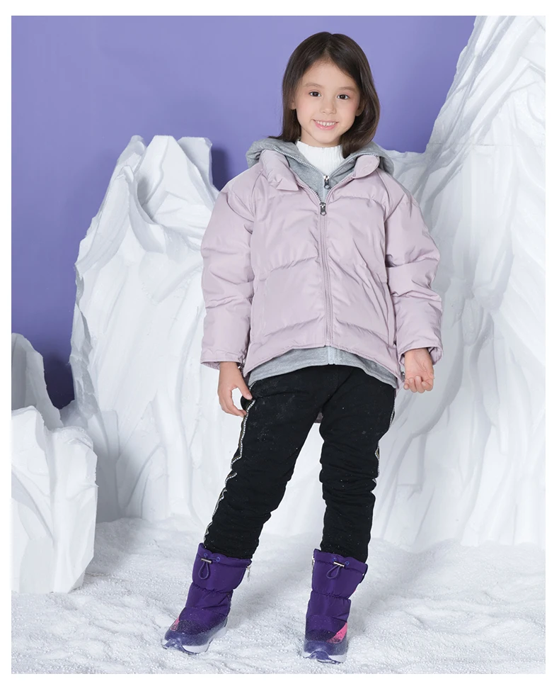 SHUANGGUN/ г.; нескользящие женские зимние ботинки для девочек; Водонепроницаемая зимняя теплая обувь для девочек; зимняя теплая детская водонепроницаемая обувь