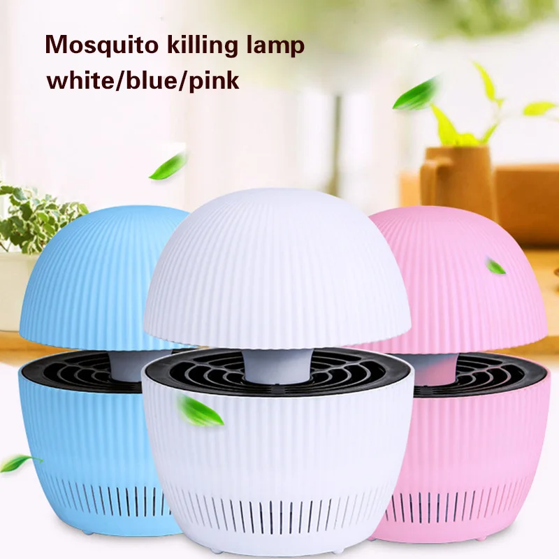 Suction type Nonradiative Noiseless LED Mosquito Killer Lamp Fly killer Light Decoration