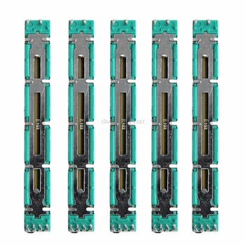

5 Pcs 75 MM Double B10K Original B10KX2 Behringer Pot Mixer Fader Dropship