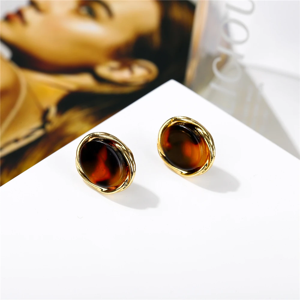 17KM-Vintage-Acrylic-Leopard-Print-Metal-Stud-Earrings-For-Women-Heart-Geometric-Irregular-Oval-Party-Brincos (4)