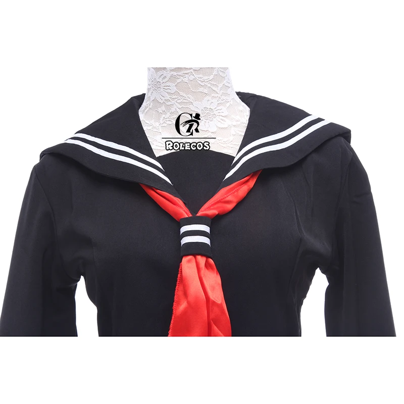 Брендовые Новые Аниме Костюмы ROLECOS для косплея черной хелловой девушки японская