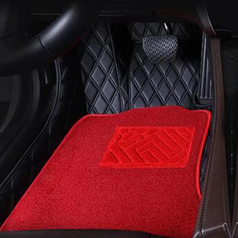 

Floor mats Case for Porsche Cayenne SUV 911 Cayman Macan 5D Waterproof car-styling leather Anti-slip carpet liners