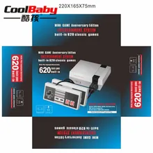 Новое поступление мини ТВ портативная игровая консольная видеоигра Консольные игры с 620 различными встроенными играми PAL и NTSC