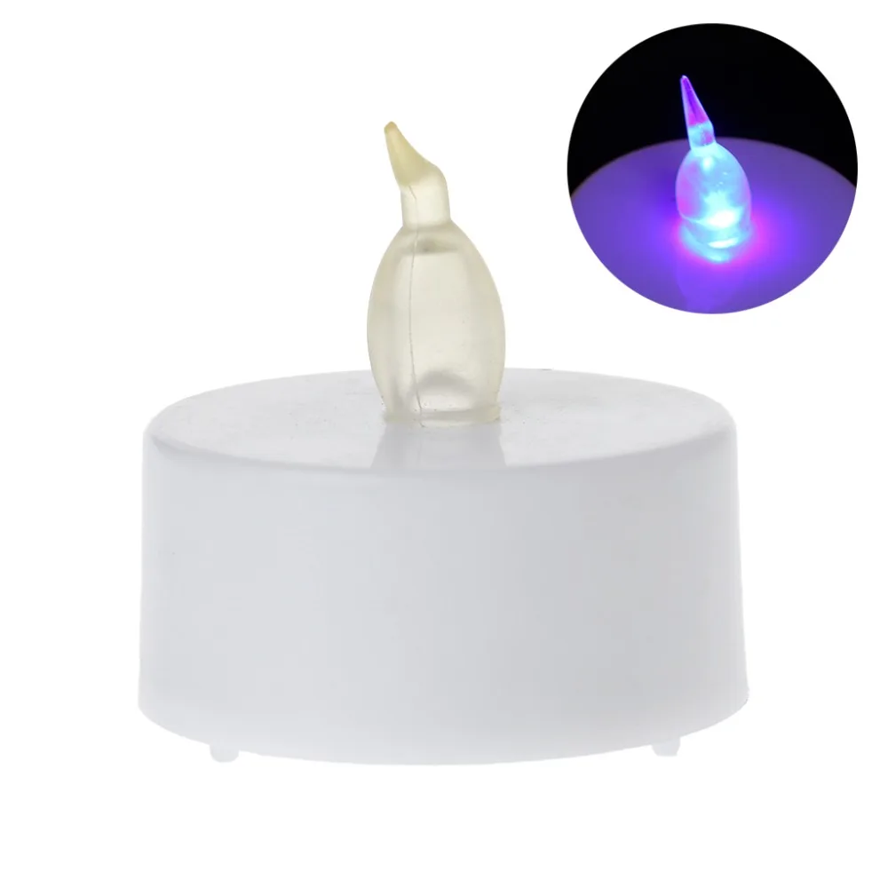 1 шт. беспламенный светодиодный светильник для чая, светильник для чайных свечей на батарейках для украшения дома, свадьбы