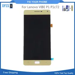 10 шт./лот для Lenovo Vibe P1 P1c72 ЖК дисплей сенсорный экран планшета Ассамблеи панель золото белый черный одежда высшего качества