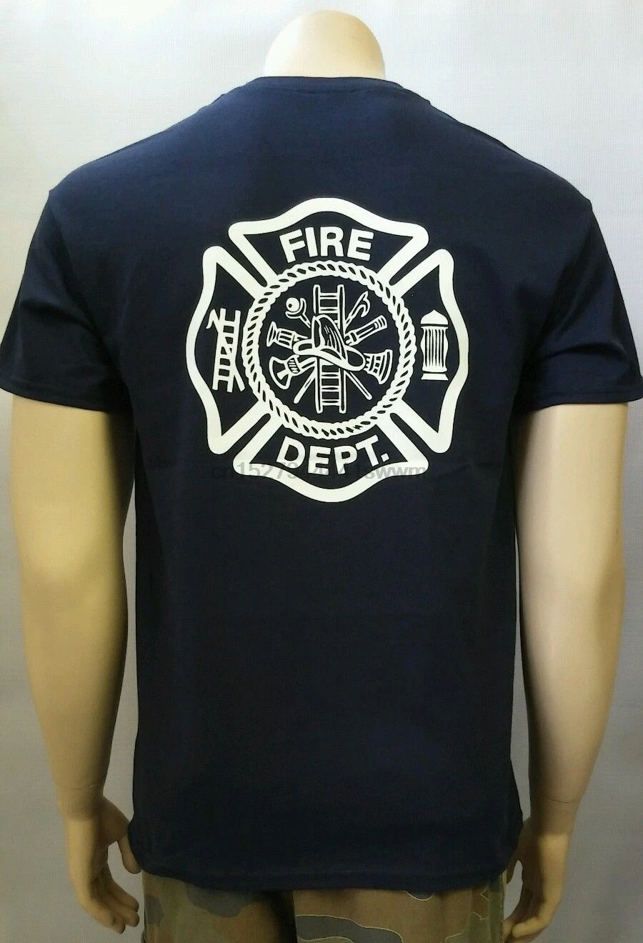 

New 2019 Popular Famous Brand Man Fashion Round Collar T-Shirt FIREFIGHTER FIRE DEPARTMENT RESCUE GRAPHIC WHITE Printed T shirt