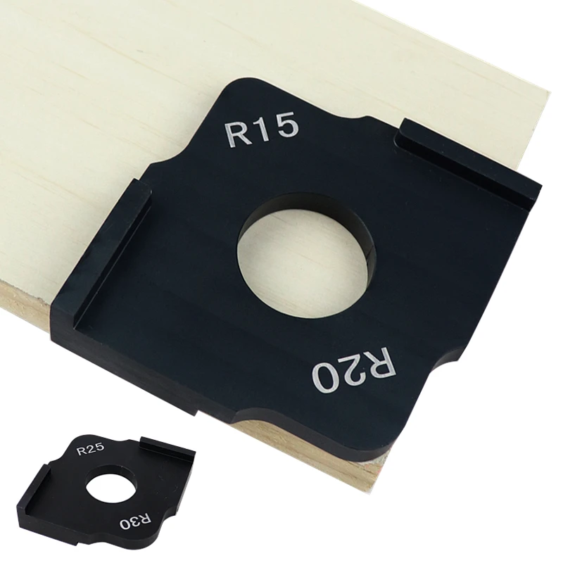 

Woodworking Wood Panel Radius Quick-jig R15/R20/R25/R30 Corner Templates Kit For Trimming Machine Router Table Bits Jig Tools