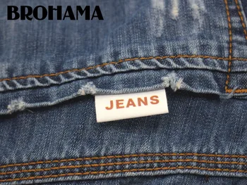 

Custom folding labels / custom brand, fabric labels, clothing labels, high-quality printing (MD027)