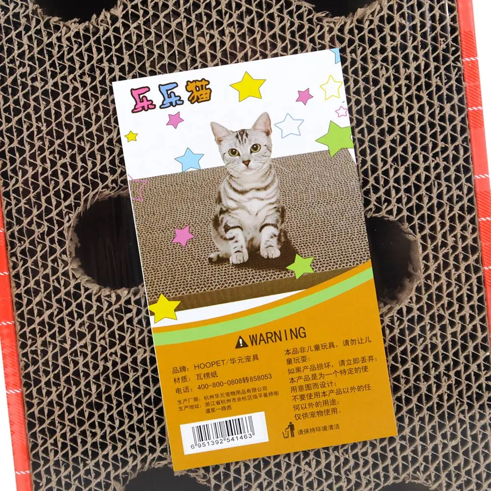 Hoopet натуральный Когтеточка для кошек коврик игрушка кошачья башня скалолазание