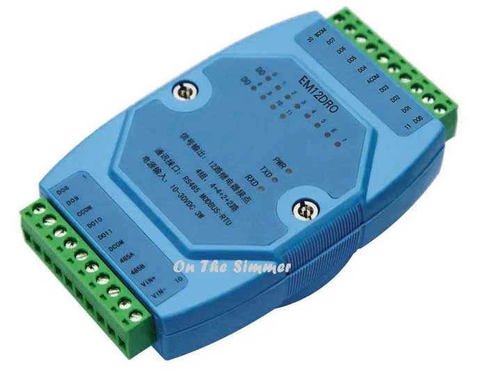

Switching output module digital module relay output remote i/o MODBUS RS485 huasin monitor