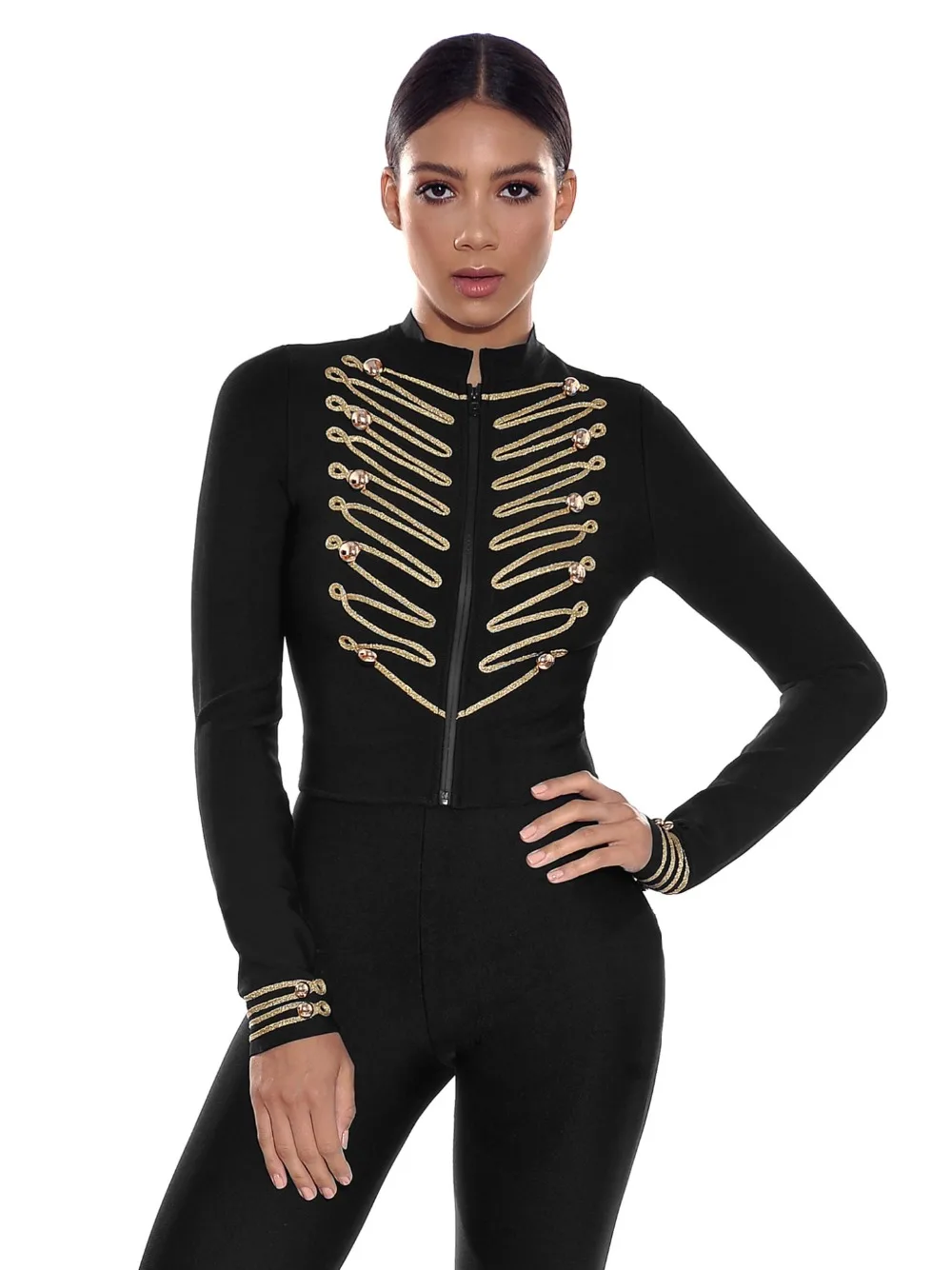 Longues À Manches Piste Arrivée De Tranchée 2019 Rayé Belle Nouvelle Mode Bandage Sexy Manteau xqIZTw4