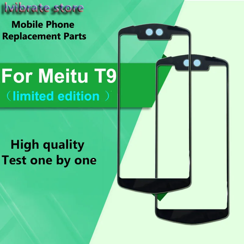 

For limited edition Meitu T9 T 9 Front Outer Glass Lens Touch Panel Screen Replacement MeituT9 limited LCD Touch Glass Digitizer