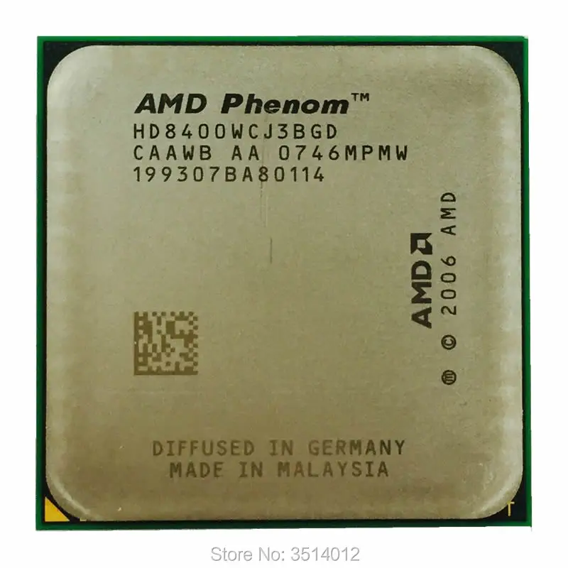 Трехъядерный процессор AMD Phenom X3 8400 2,1 ГГц HD8400WCJ3BGD Socket AM2