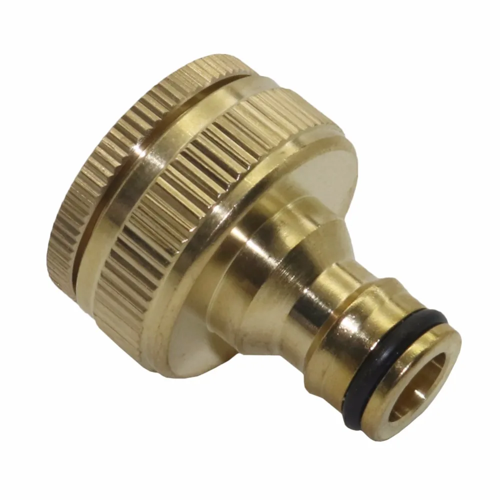 3 Pcs Pure Brass 3/4'' 1'' Faucets Standard Connector Washing Machine