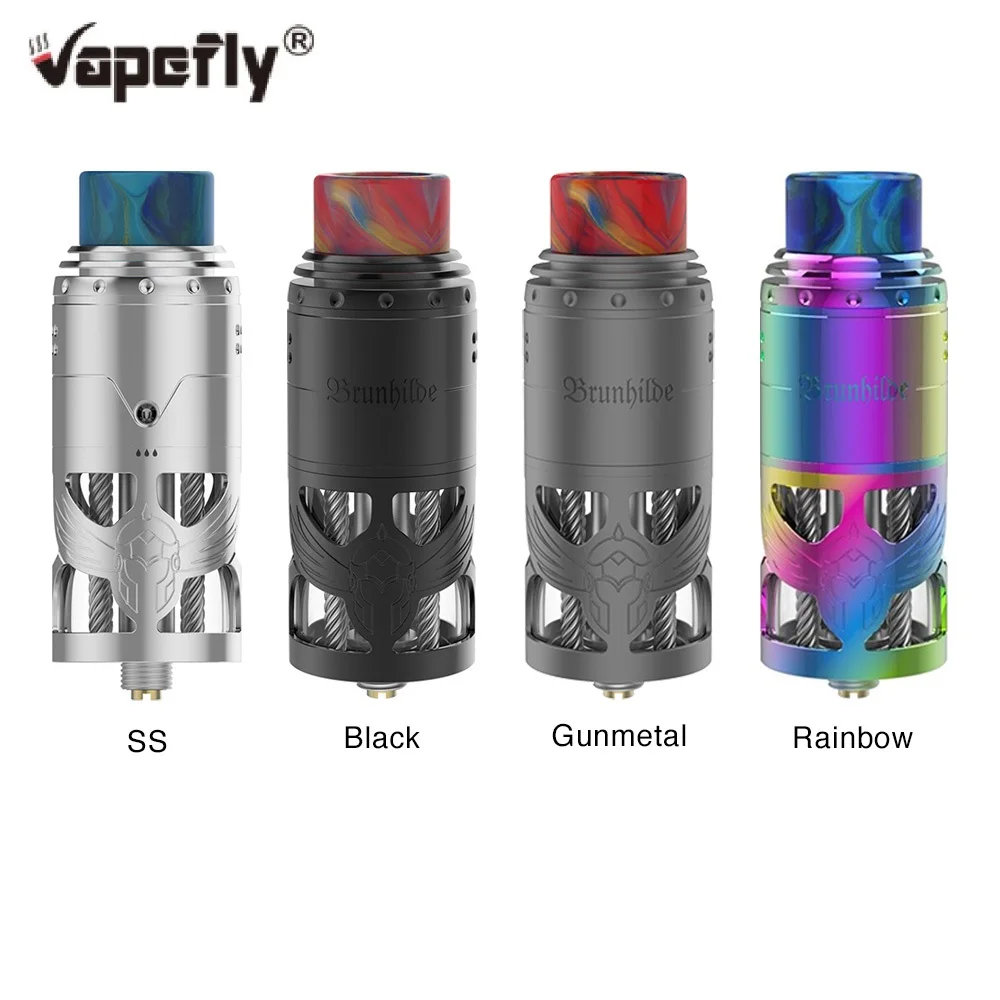 Новый оригинальный Vapefly Brunhilde Топ Койлер RTA 8 мл/2 мл танк легко двойной катушки здания 25 мм RTA e сигареты vape Танк для поле mod vs Zeus