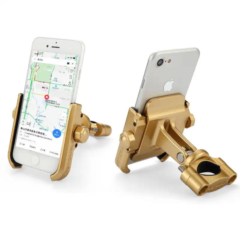 Support de t/él/éphone Portable pour Guidon de v/élo ou Moto en Alliage daluminium