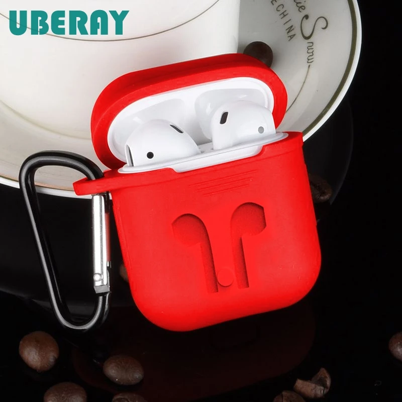 Чехол UBERAY с мультипликационным принтом для Airpods чехол наушников ремешком