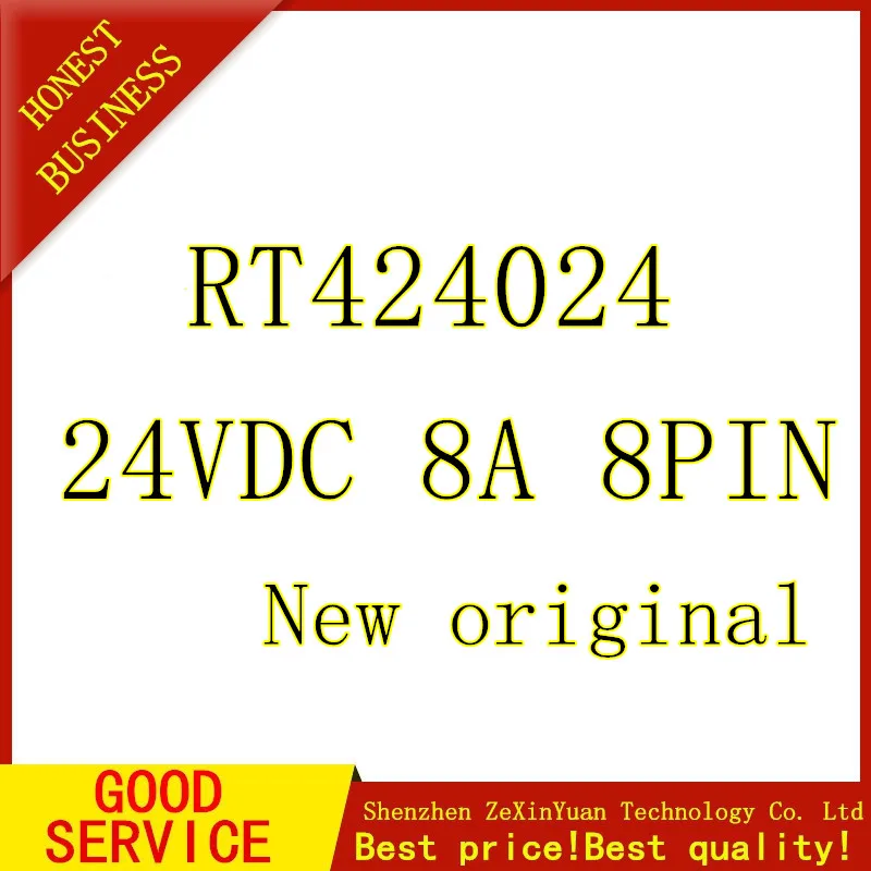 10 шт./лот реле RT424024 24VDC 8A 8PIN Новый оригинал | Электроника