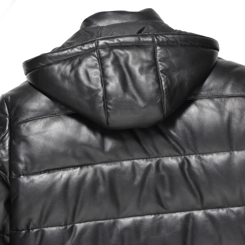 Дусен Кляйн новинка 2017 куртки для мужчин натуральная кожа пуховики зимняя