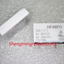10 шт. 4 контакта HF49FD-005-1H11 HF49FD-012-1H11 HF49FD-024-1H11 5VDC 12VDC 24VDC 5A 250VAC 30VDC реле