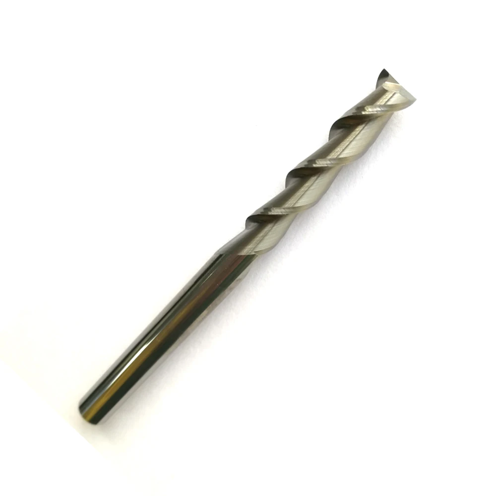 1 шт. 10 мм D10 * 45 150 HRC50 2 флейты фрезы для алюминия CNC инструменты твердосплавные