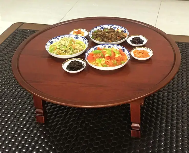Multi Functional Folding Korean Table Round For Coffee Tea Dining Living Room Furniture Wooden Korean Tea Round Table Foldable Multi Functional Folding Korean Table Round For Coffee Tea Dining Living Room Furniture Wooden Korean Tea Round Table Foldable
