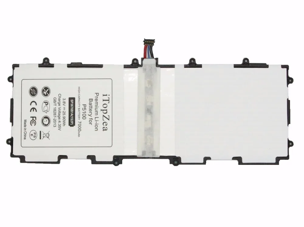 ITopZea 5x7000 мАч SP3676B1A (1S2P) Запасная батарея для Samsung Galaxy Tablet Tab 2 Note 10 1 P5100 P5110 P7500 P7510 N8010 |