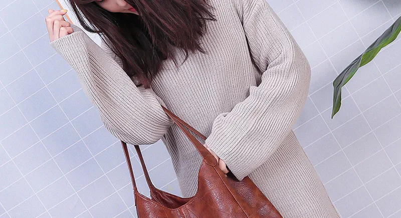 Vinatge Women Genuine Leather bag_12