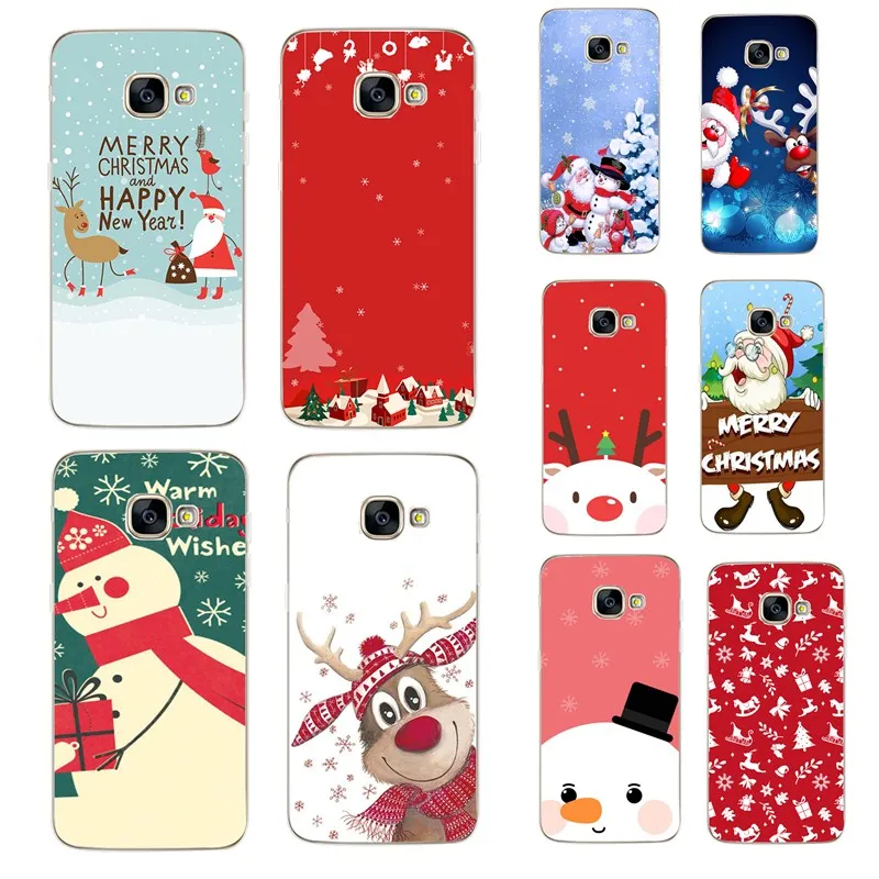 

Luxury Cartoon Case For Coque Samsung Galaxy S8 S9 Plus A5 J5 A3 2017 A50 A30 A20 Christmas Silicone For a8 Plus 2018 Cover