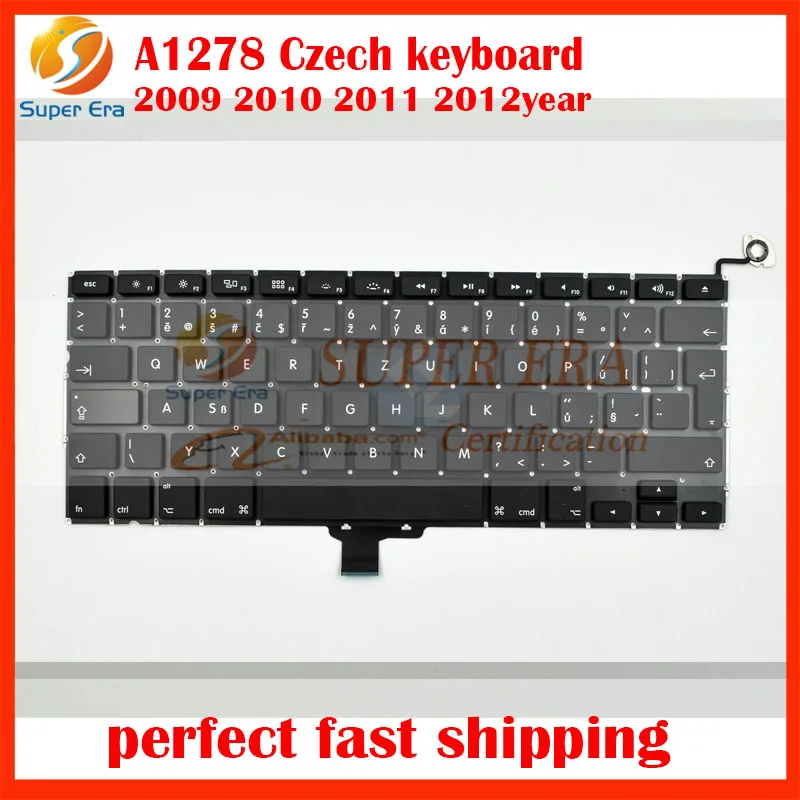 5pcs lot New Czech CZ Keyboard For font b Macbook b font Pro 13 A1278 Czech