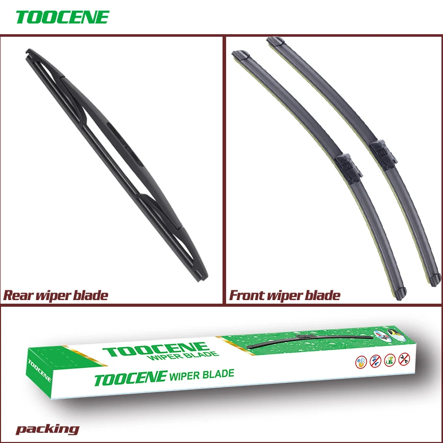 

Front and Rear Wiper Blades for Opel Meriva 2010-2017 Windscreen Wipers Car Window Accessories 28+22+16