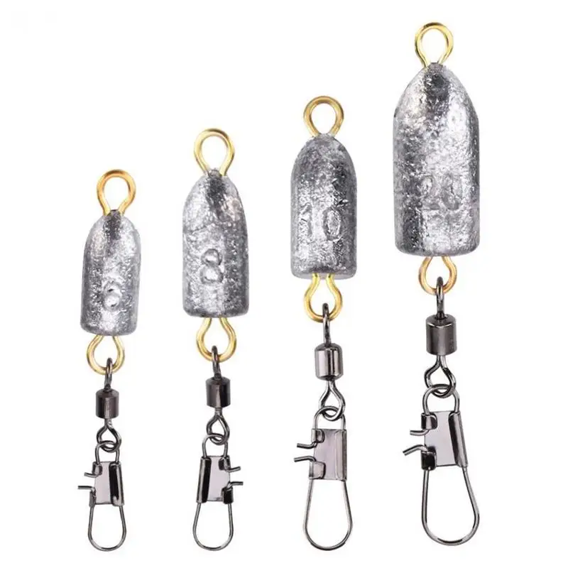 

Bullet Shaped Weights Lead Sinkers 6g 8g 10g 20g Anti Dust Sea Fishing Sinker Tackle Accessories For Lure