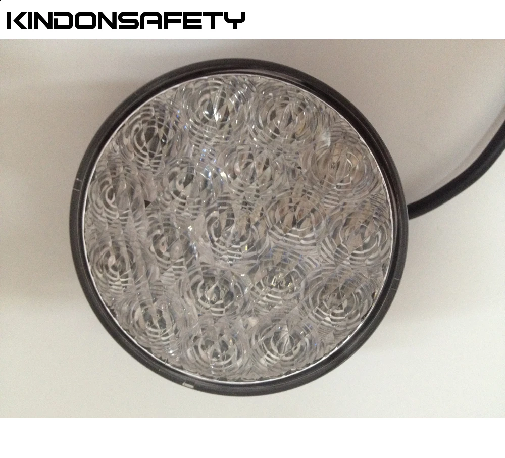 

Free shipping by DHL or Fedex! E-marked 95mm LED Stop/Tail Lamp without chromed ring, with 18pcs LEDs, DC12V or DC24V
