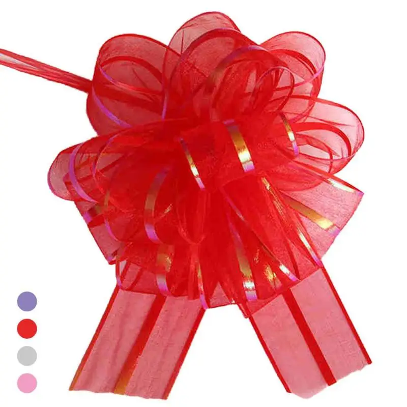 Pull Flower Ribbon Bow Gift Wrap Candy Box Accessories Diy Wedding
