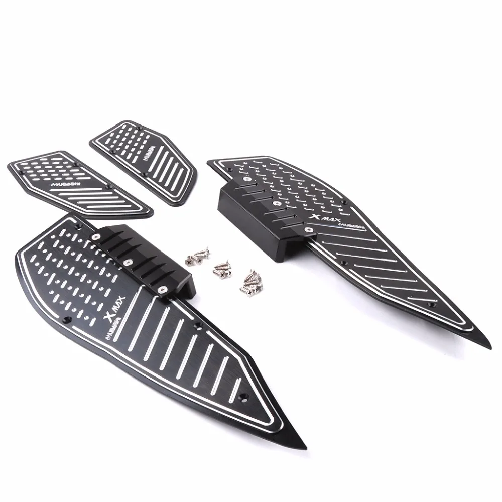 Motorcycle Footboard Step Pedal Moto Foot Pegs Plate Accessories For Yamaha XMAX 250 2017 2018 XMAX 300 400 17 18 X MAX 250 300 Motorcycle Footboard Step Pedal Moto Foot Pegs Plate Accessories For Yamaha XMAX 250 2017 2018 XMAX 300 400 17 18 X MAX 250 300