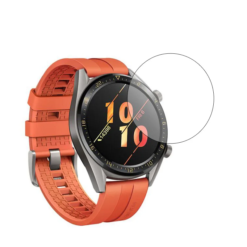 

Tempered Glass Clear Protective Film Guard For Huawei Watch GT Active Smartwatch Toughened Display Full Screen Protector Cover