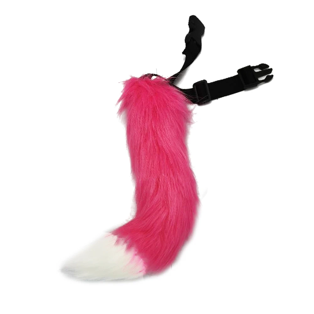 9 Colors JUNBOON Ajustable Faux Fur Children's Day Fox Cat Tail Cosplay Halloween Christmas Party Carnival Costume Gifts anime cosplay