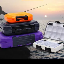Портативный 12/16/24 слотов Регулируемая Пластик рыболовные приманки крюк Коробка для рыболовной снасти