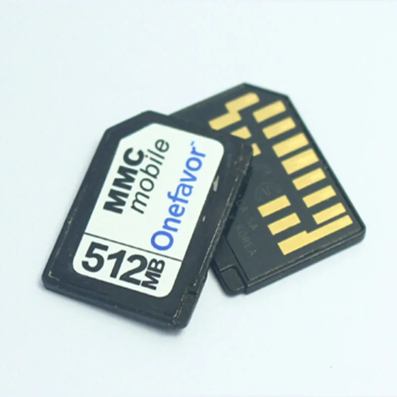 10 шт./лот onefavor MMC DV 512 МБ безопасная цифровая карта RS MMC 512 МБ RS-MMC карта 13 контактов с адаптером