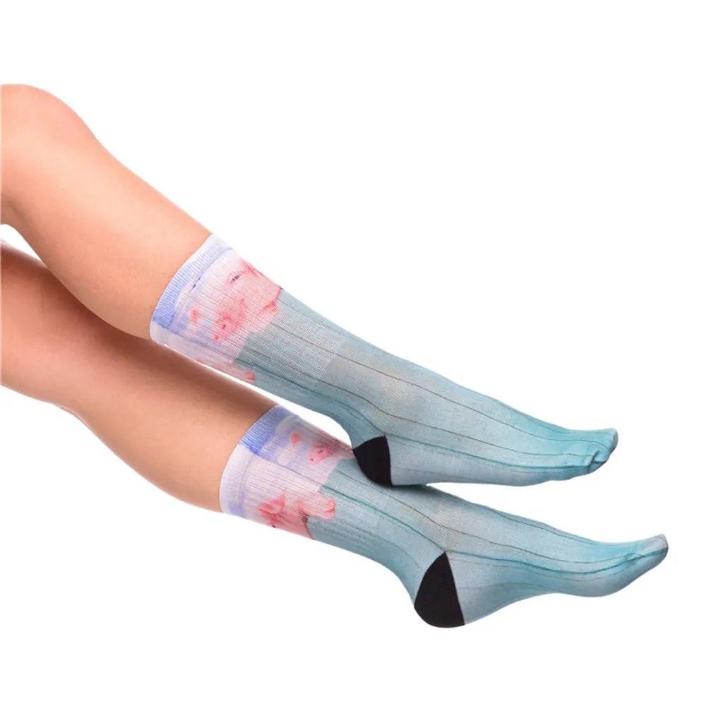 JAYCOSIN 2019 Модный Красочный галстук Компрессионные носки футбольные носки высокие длинные носки 11,27