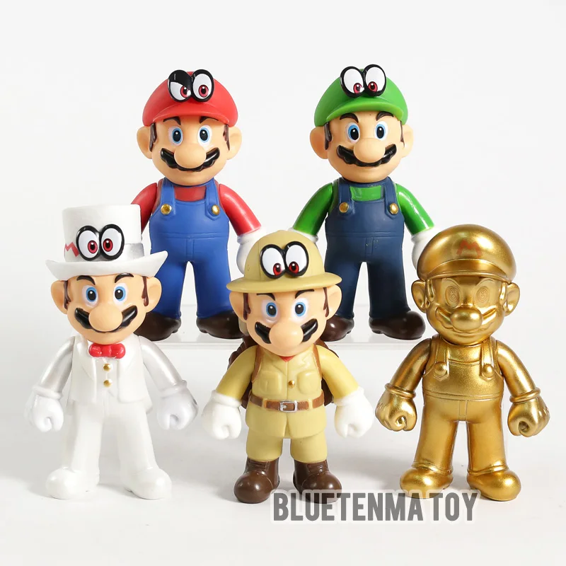 Super Mario Bros Одиссея Cappy Супер Марио и Луиджи Золотой Производитель свадебное платье