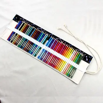 

Starry Sky Penalties Wrap Pencil Bag 36/48/72 Holes Pencil Pouch Storage School Pencil Case Box Cute Stationery estojo escolar