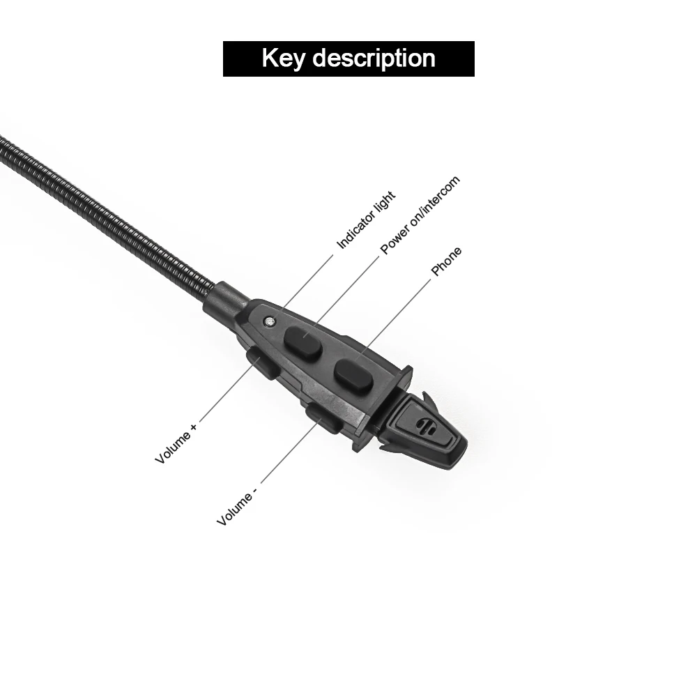 Ejeas E300 Bluetooth 4,2 мотоциклист нашлемная телефонная гарнитура дополнительный разъем для наушников 40 мм Динамик 2 Мобильный для подключения к устройствам