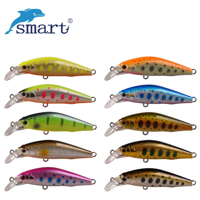 Smart Минноу 5 см/4.2 г Рыбалка Пластик Приманки Тонущий VMC крюк иска де PESCA leurres дур