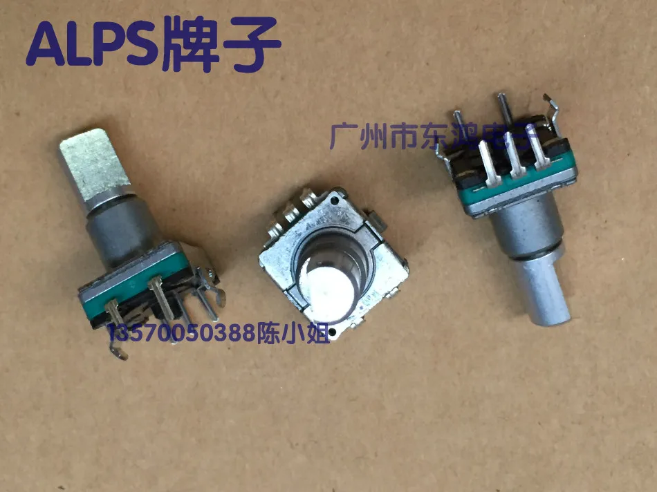 1pcs ALPS Alps type EC11 encoder with switch 30, positioning number 15