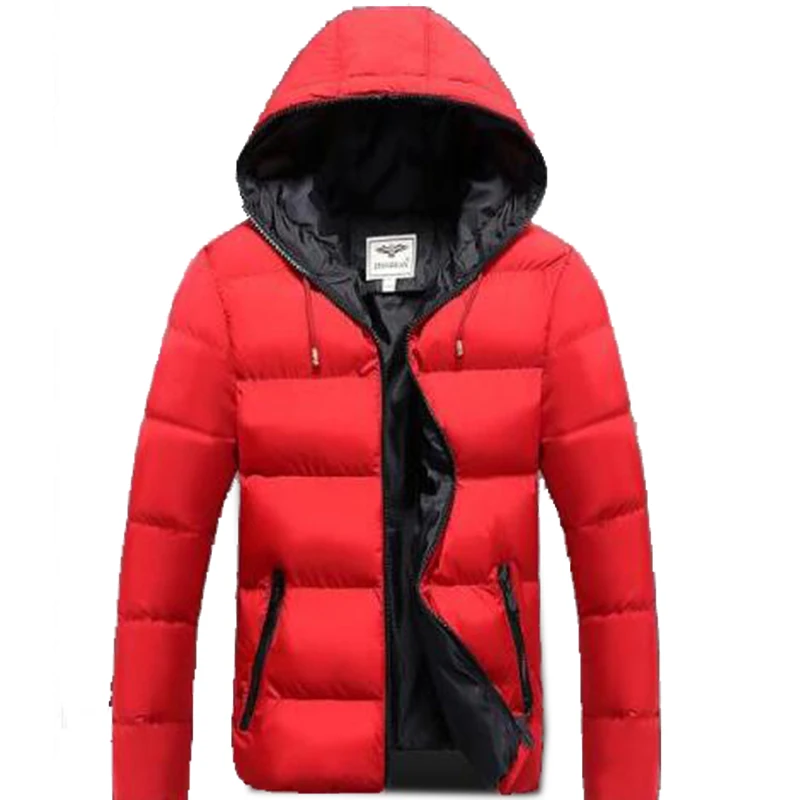 2017 New Fashion Warml Winter Jacket Men Coat Comfortable Men Parkas High Quality Jacket 6 Colors Plus Size 4XL
